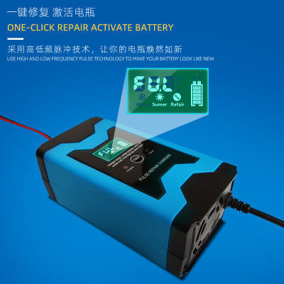 एलईडी डिस्प्ले 3 फेज लीड एसिड 12V6A ऑटो कट ऑफ बैटरी चार्जर
