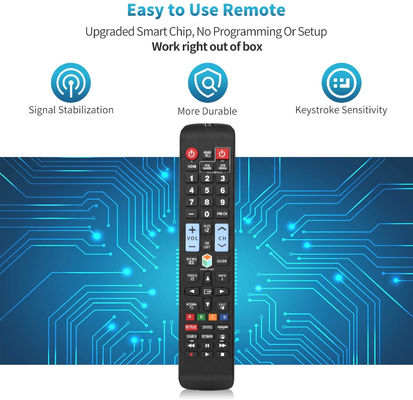 सैमसंग स्मार्ट टीवी संवेदनशील रिमोट सैमसंग एलसीडी एलईडी QLED SUHD UHD HDTV 4K 3D S के लिए यूनिवर्सल रिमोट कंट्रोल