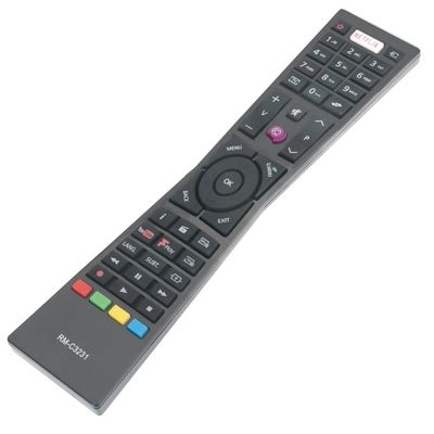नया टीवी रिमोट कंट्रोल RM-C3231 RMC3231 नेचरल JVC स्मार्ट 4K LED टीवी के लिए NETFLIX YouTube के साथ फिट बैठता है