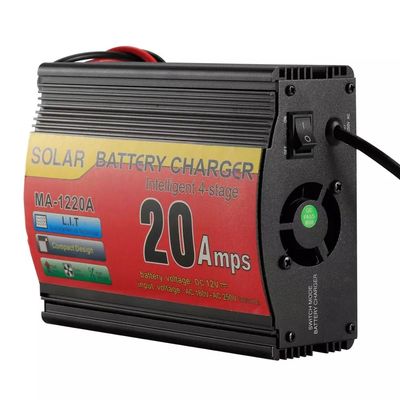 लीड एसिड के लिए फास्ट चार्ज 20 ए 12 वी 150 एमएएच पैनल सोलर बैटरी चार्जर